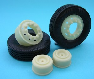 KFS 1/24 卡車用 轉向輪組 分離式 含315 標